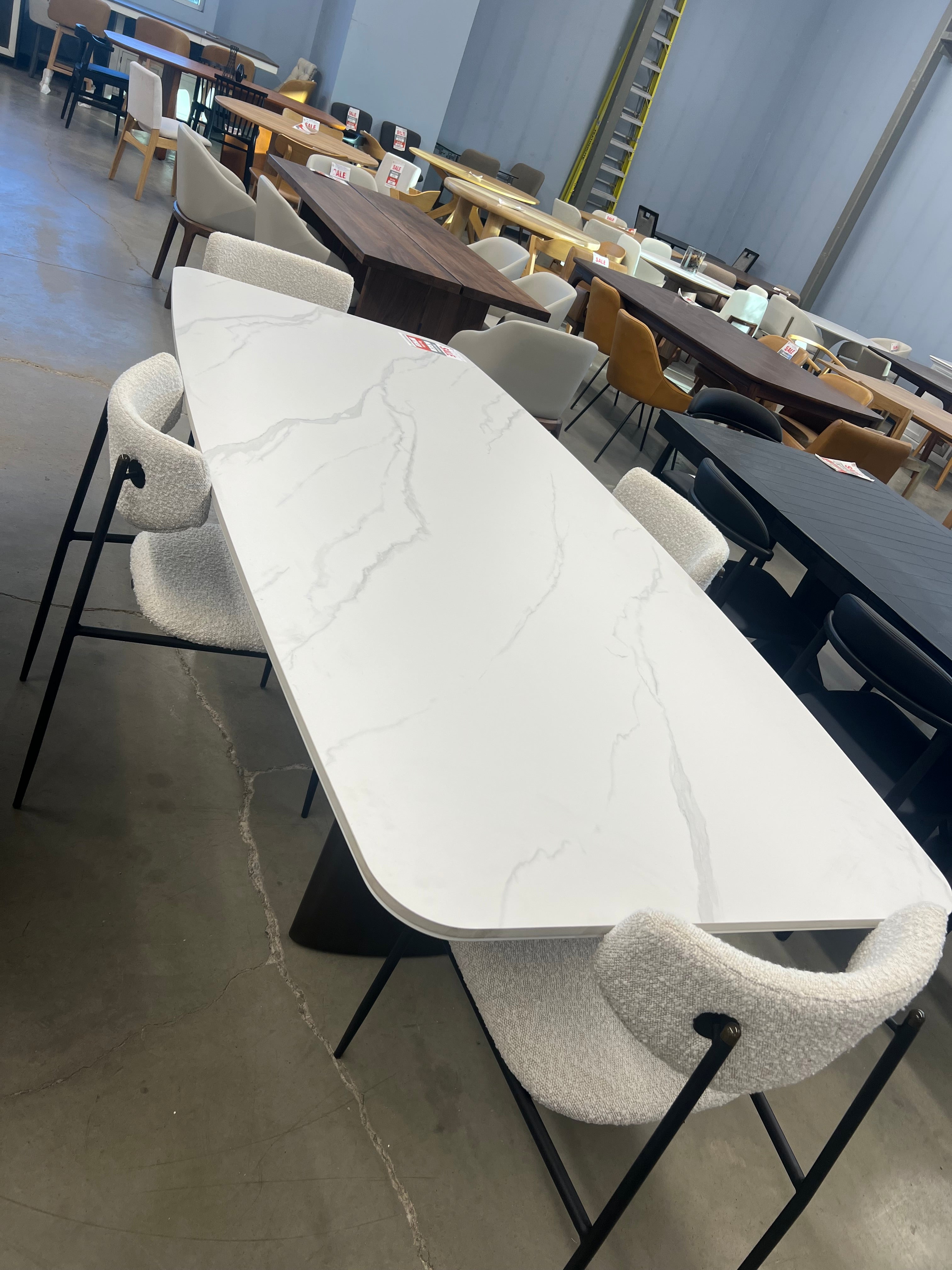 Solena Dining Table 95" (Minor Damage- Crack)