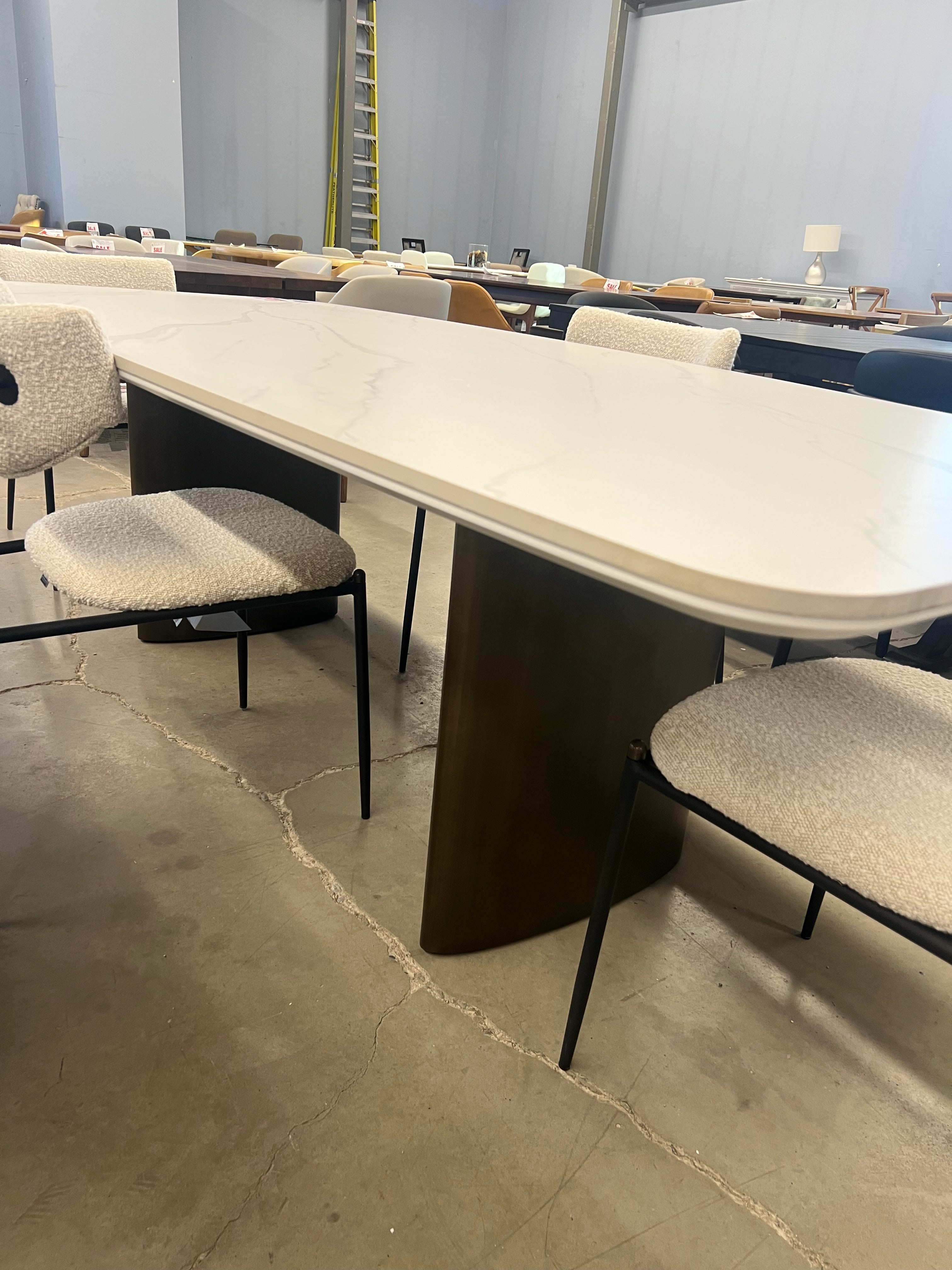 Solena Dining Table 95" (Minor Damage- Crack)