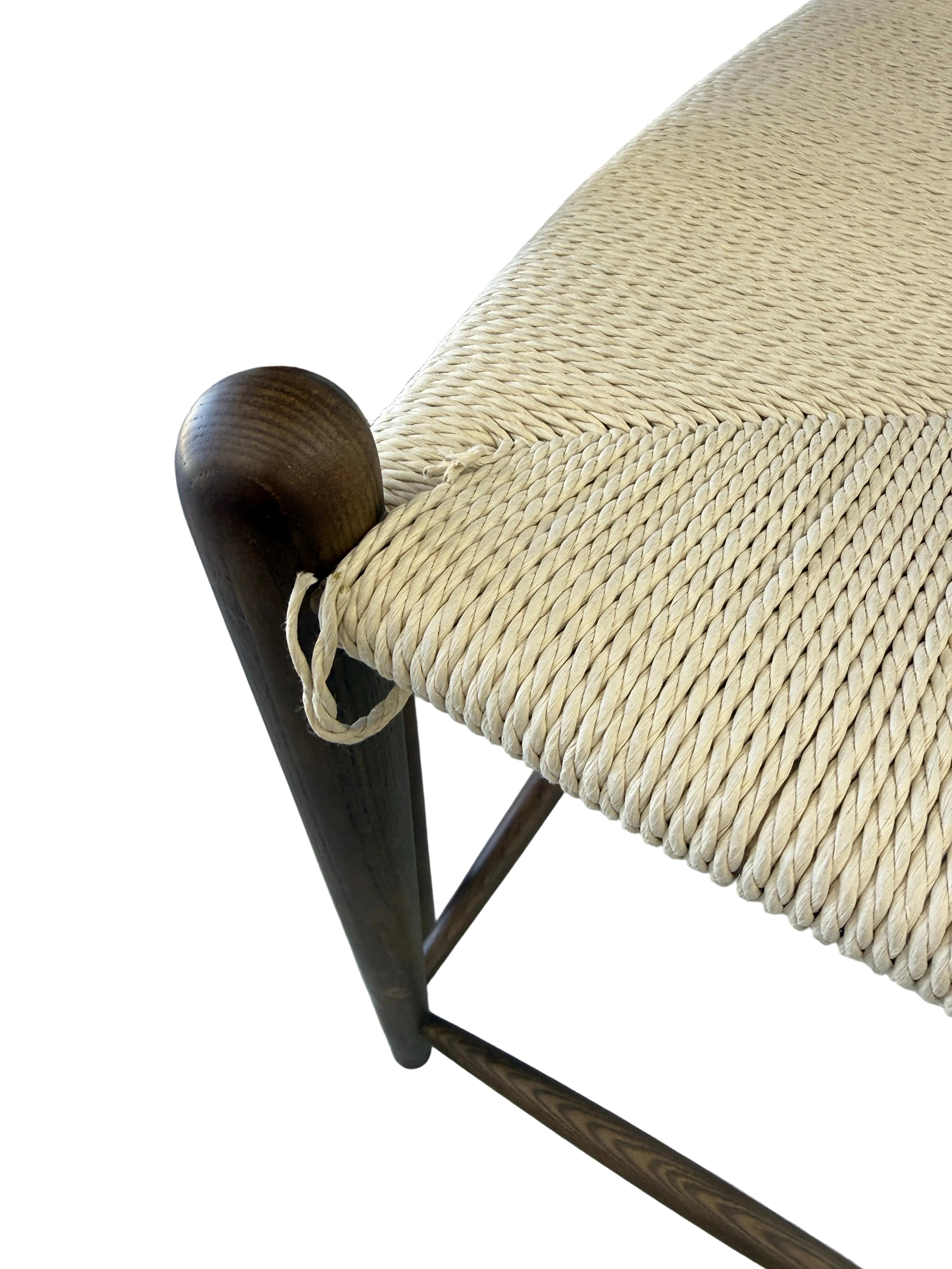 Walnut Counter Stool (Minor Damage)