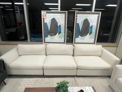 Modular Sofa White 3 pieces