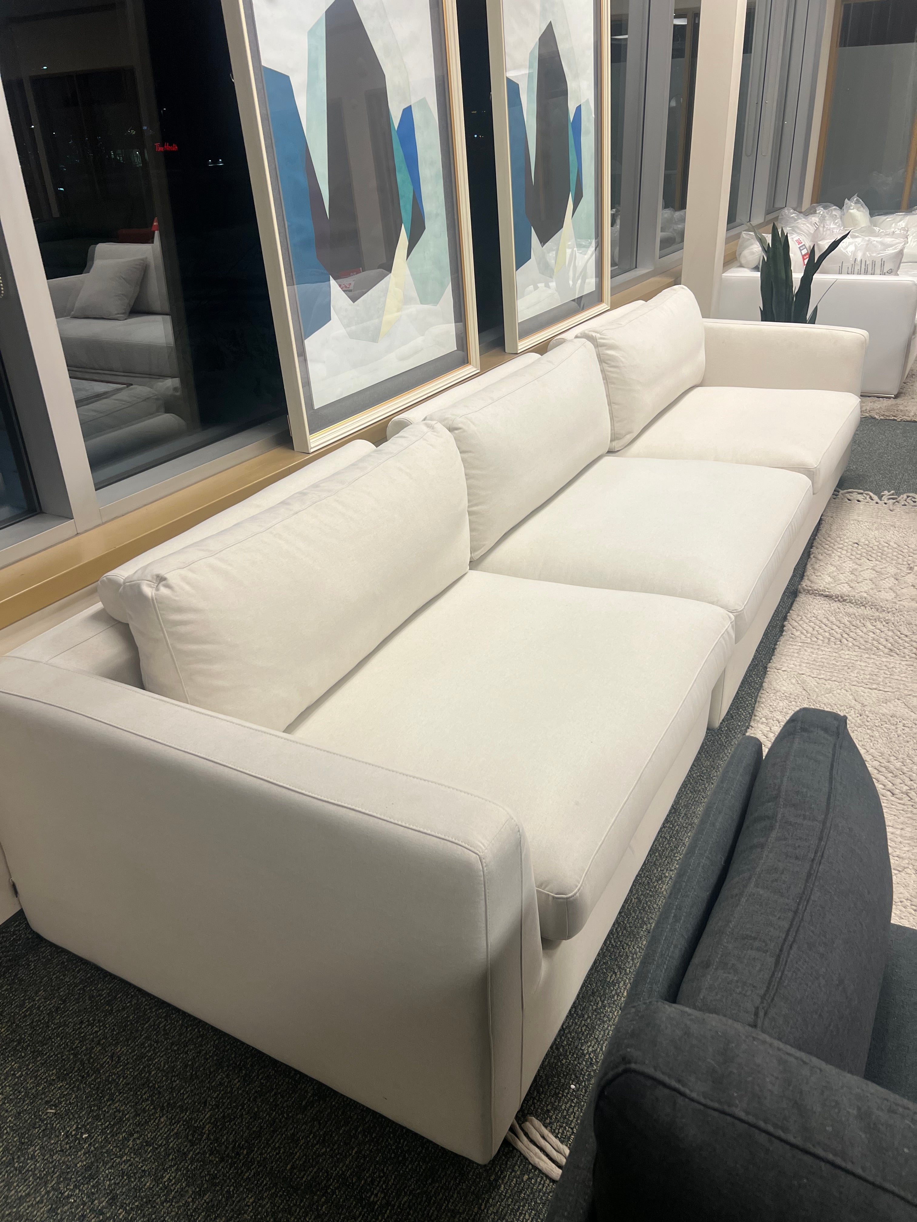 Modular Sofa White 3 pieces