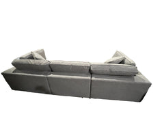 NOA Coastal 3-Piece Modular Sofa (Grey)