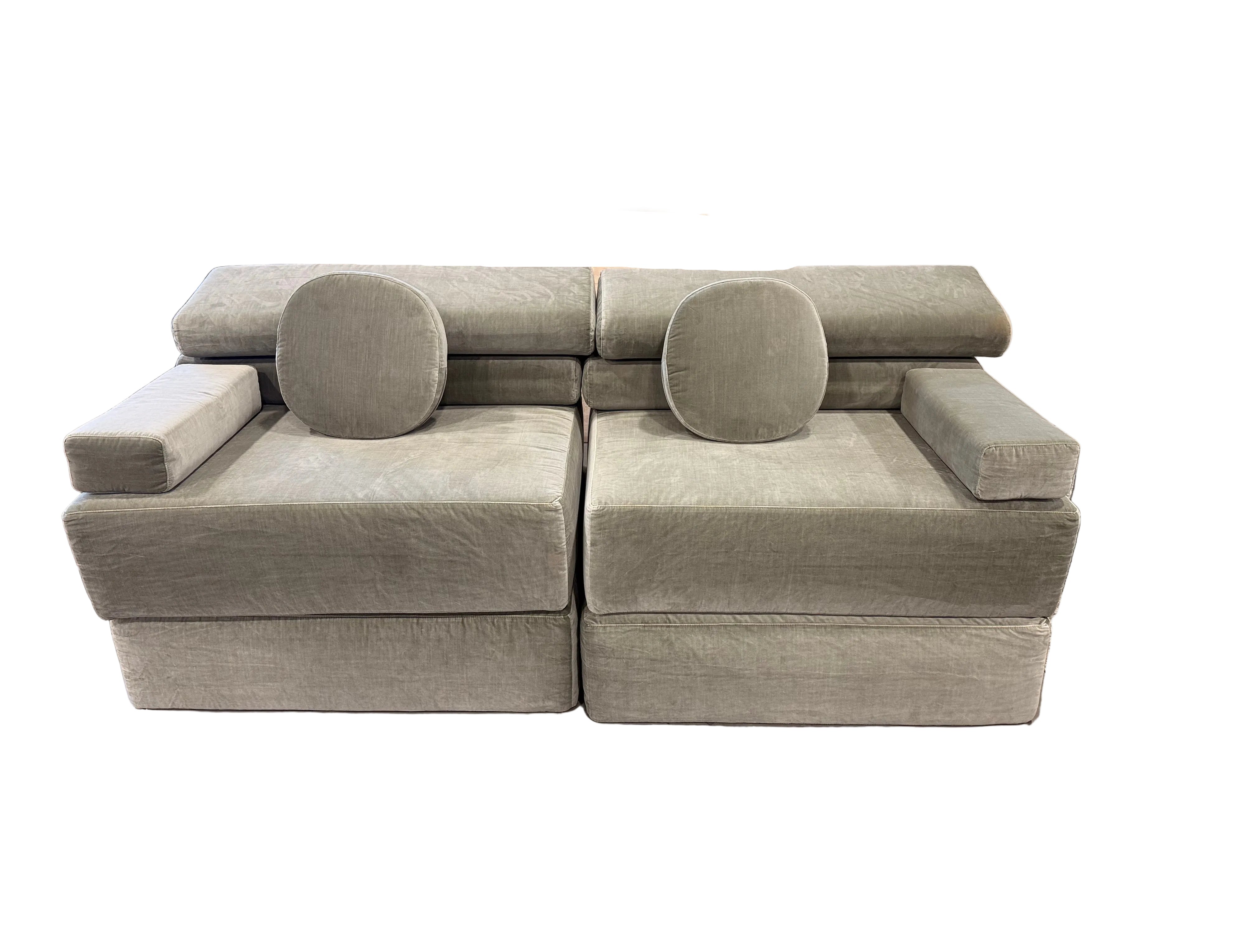 Sage Velvet - Nuvo Modular Sofa