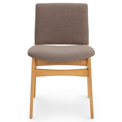 Brown Oak Dining Chairs
