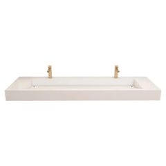 Jessika 71'' Acrylic Double Bathroom Vanity Top with Sink