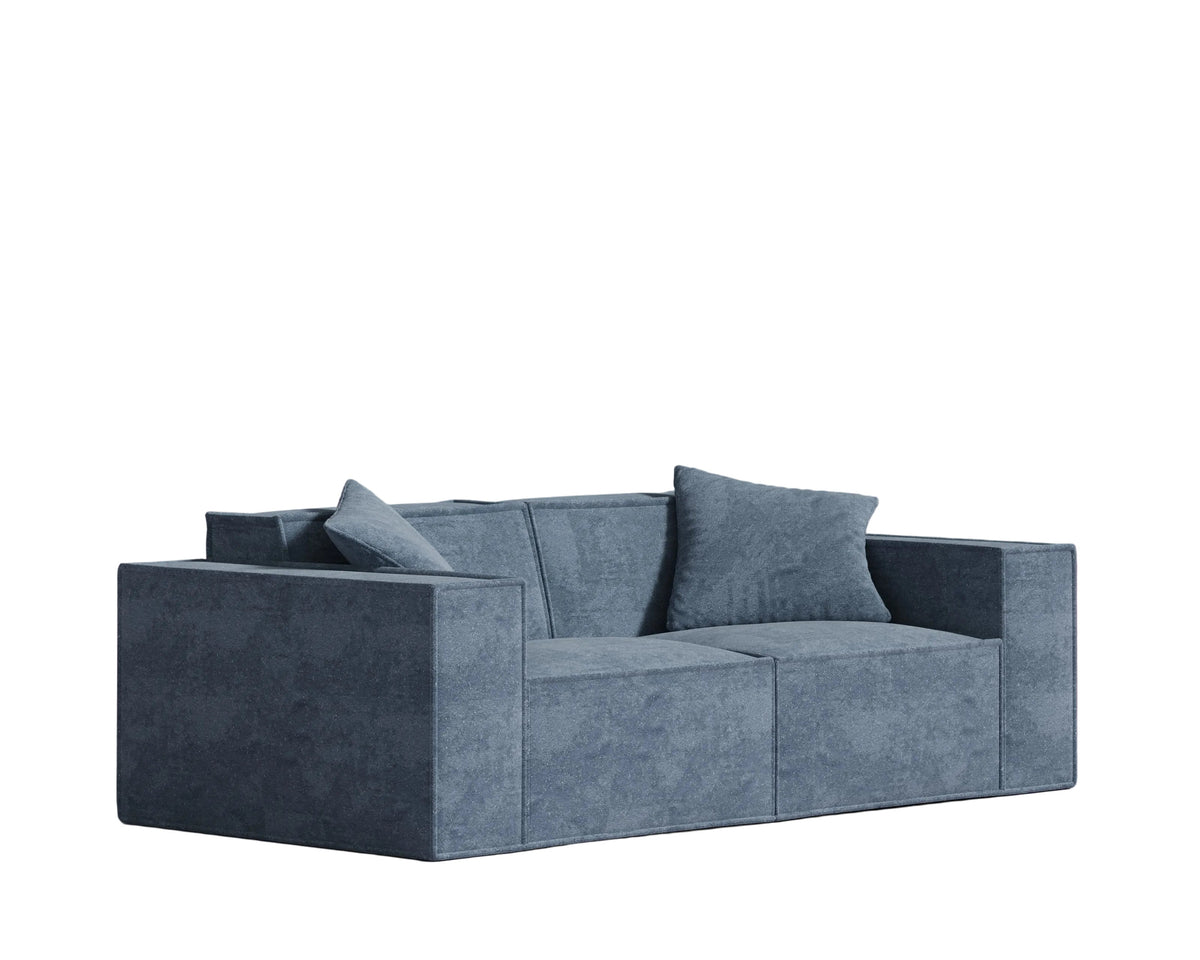 Blue M1 Sofa Loveseat