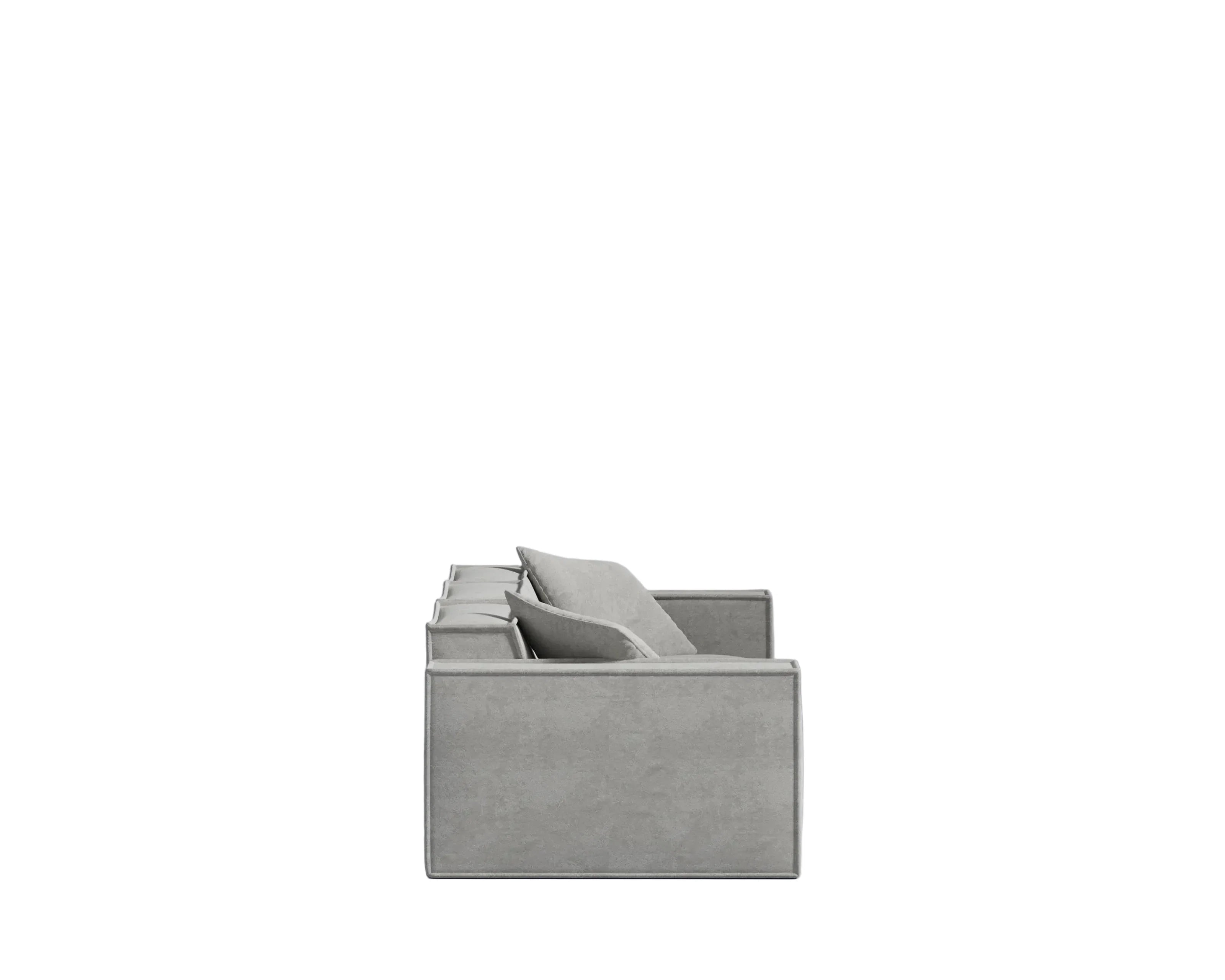 Platinum Grey - Three Seater Sofa