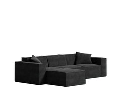4 pieces Carbon Black - Sectional Sofa