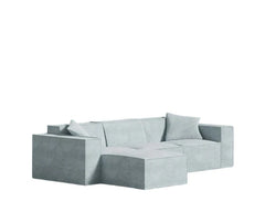 Nitrogen Sky Blue Sectional 4 Piece