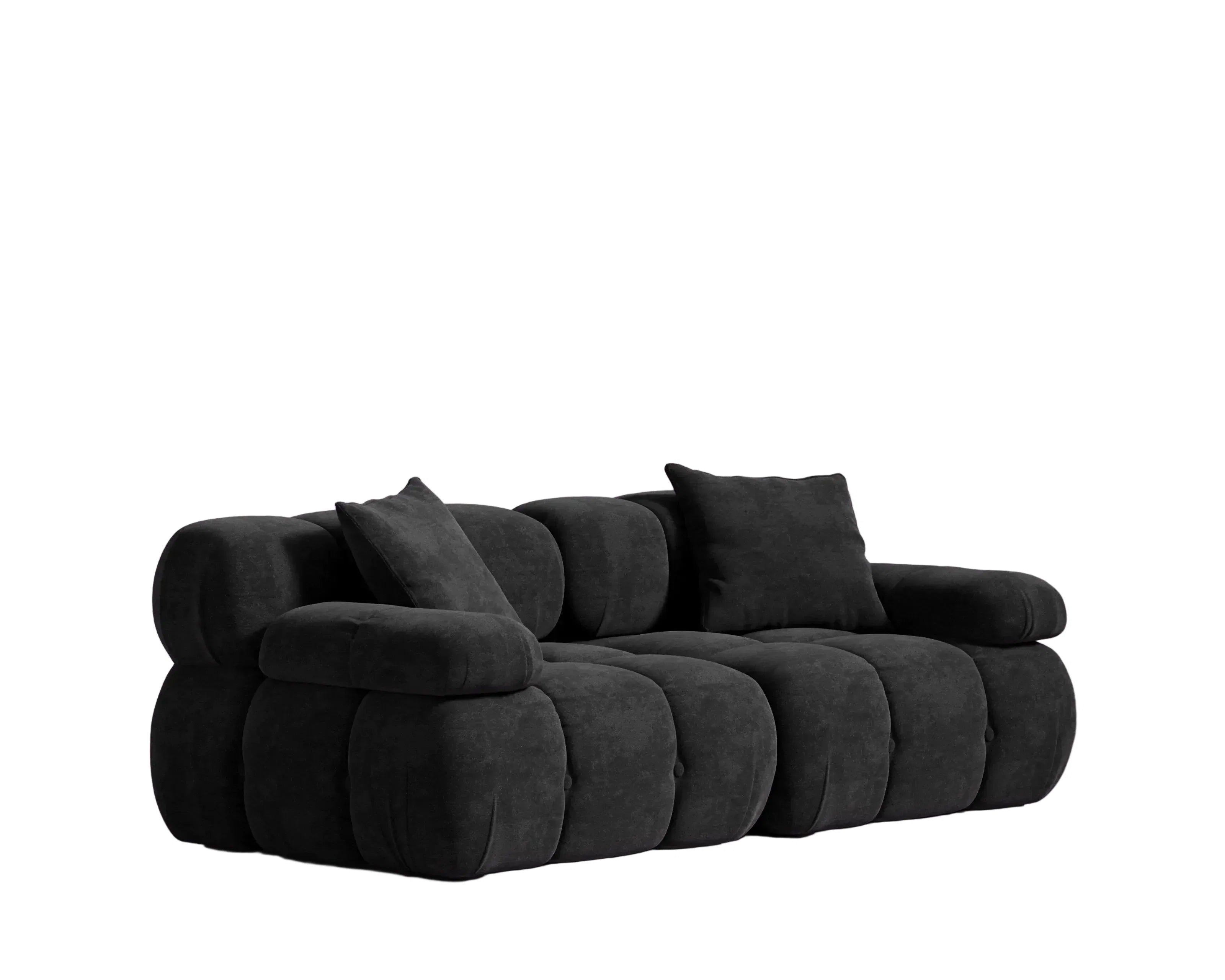 Carbon Black 2-piece sectional