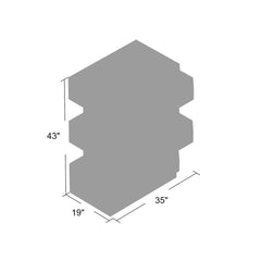 Mciner 35'' W 5 - Drawer Dresser( Minor damage)