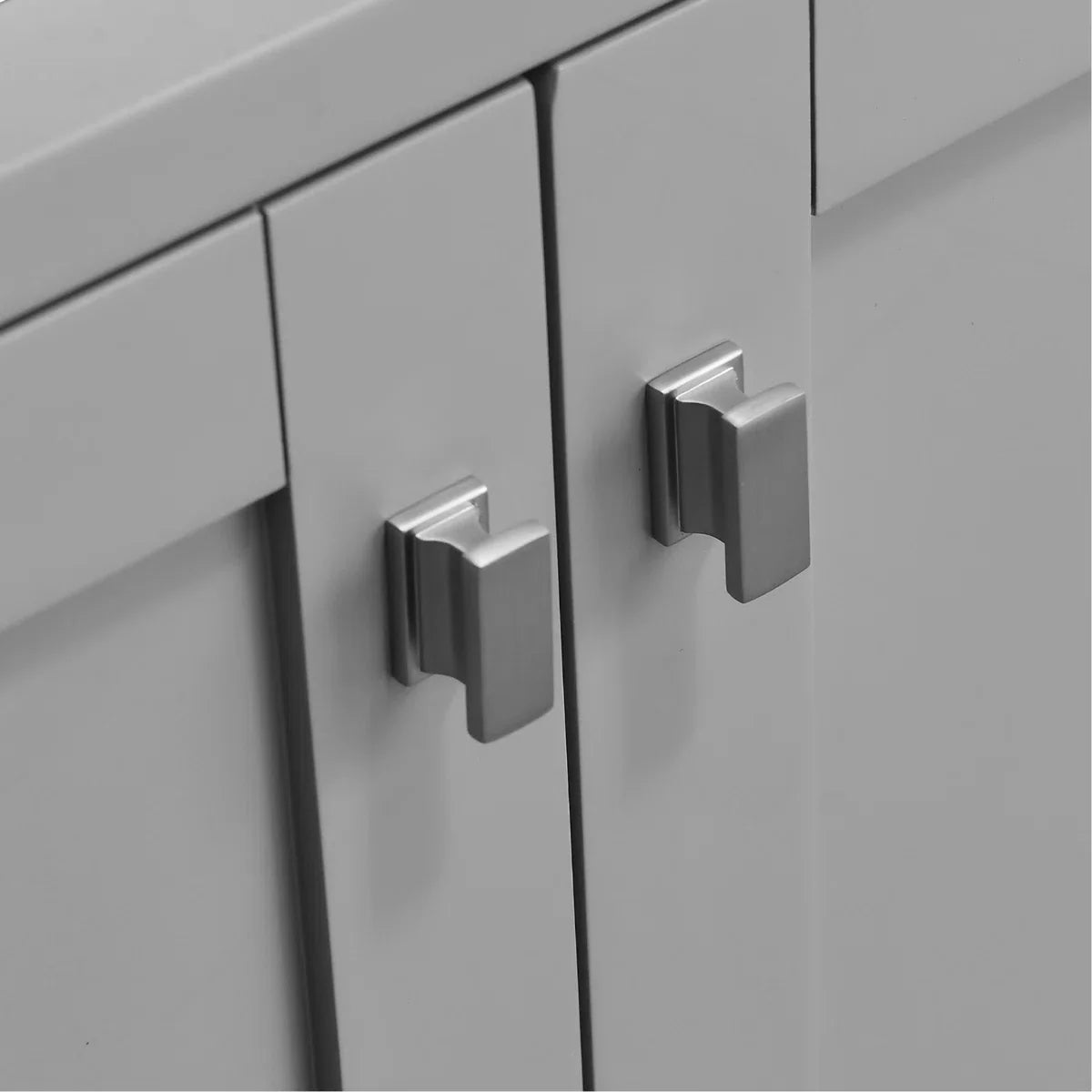 60-inch Countertop with Double sink, gray(Minor Damge)