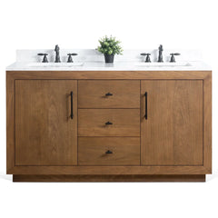 Freestanding double vanity unit