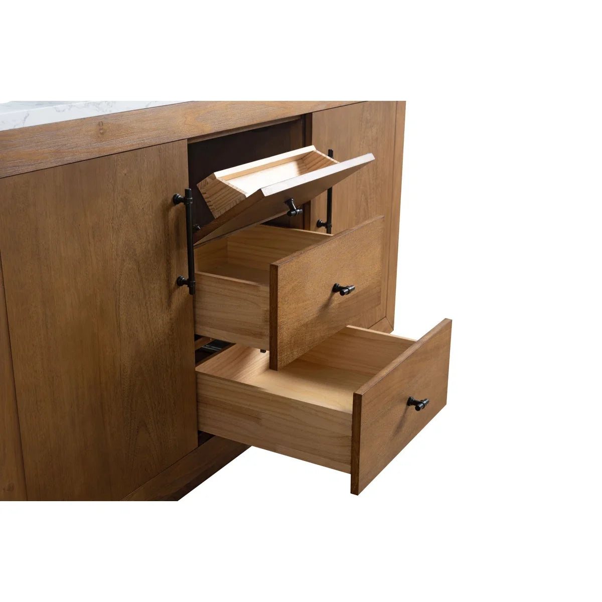 Freestanding double vanity unit