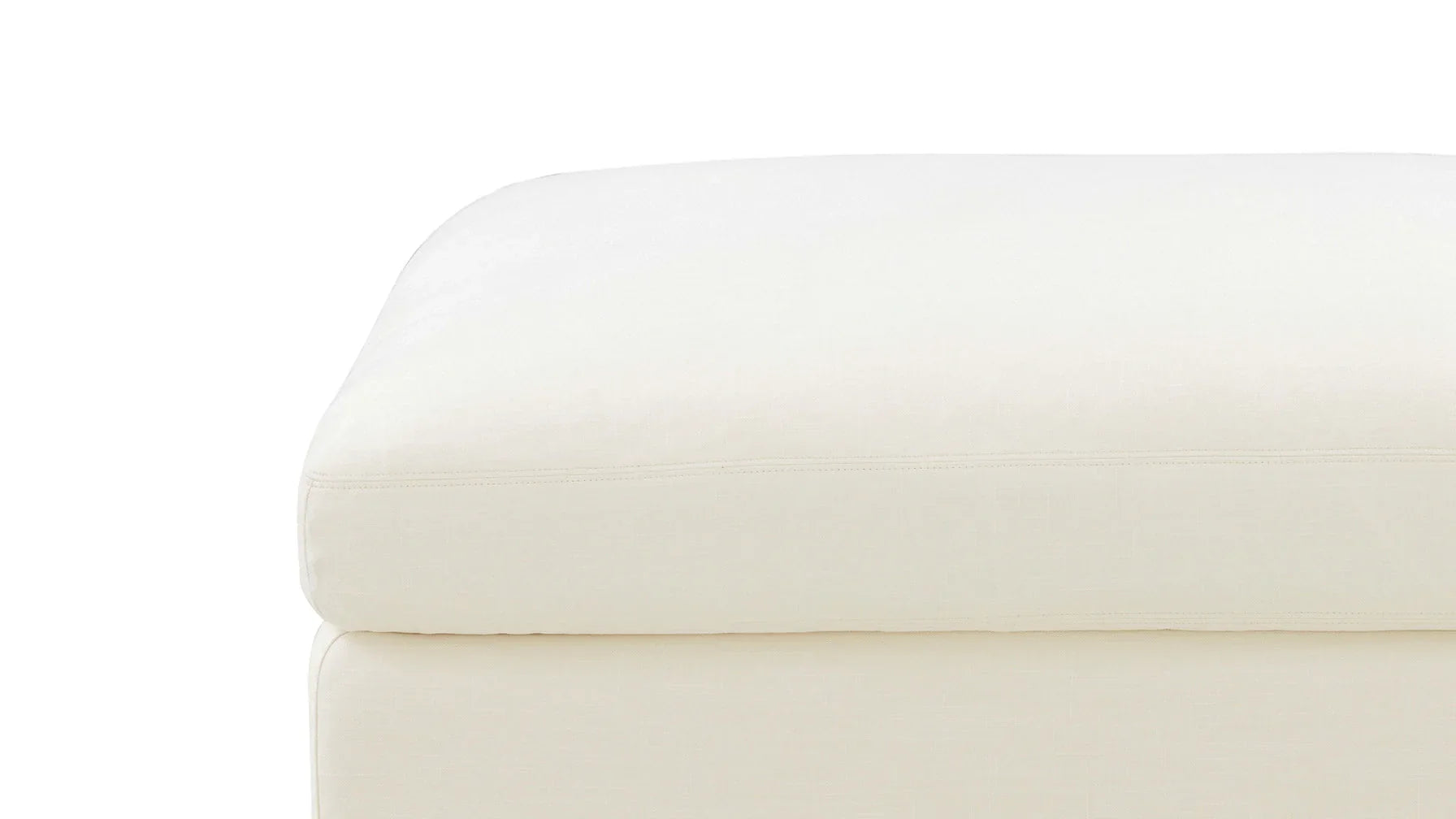 Come Together Ottoman Cream Linen (minor damage)