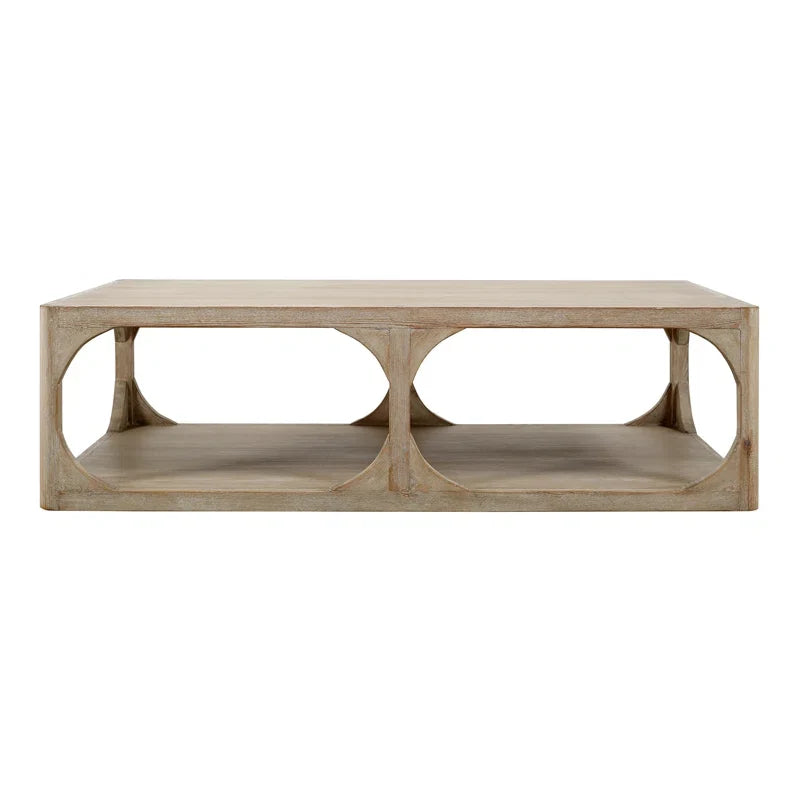 Peking Ming Solid Wood Coffee Table (Minor Damage)