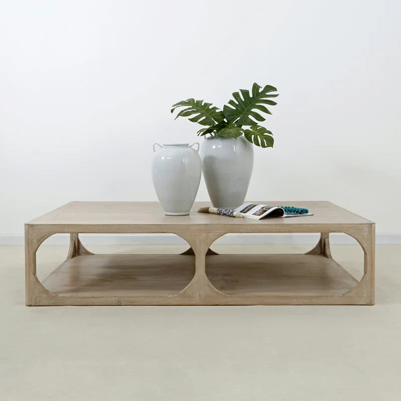 Peking Ming Solid Wood Coffee Table (Minor Damage)