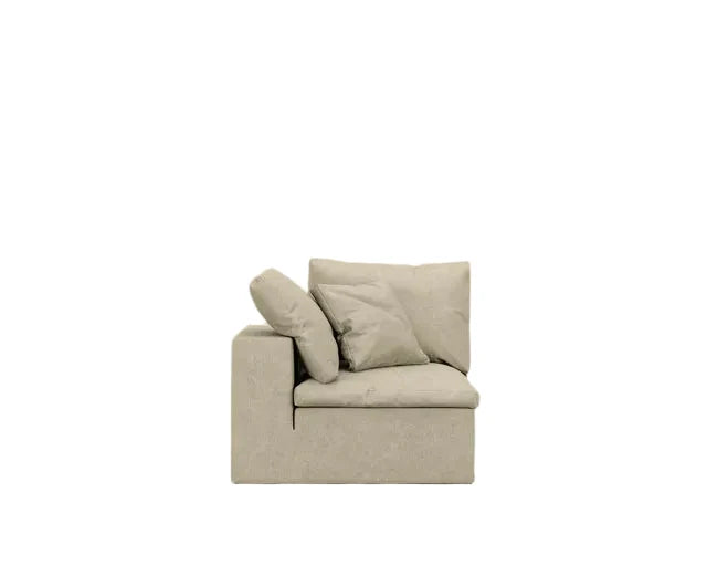 Lunar Dune - Corner Sofa Seat with Ottoman