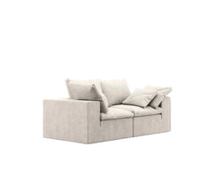 Loveseat Sofa-Helium Cloud