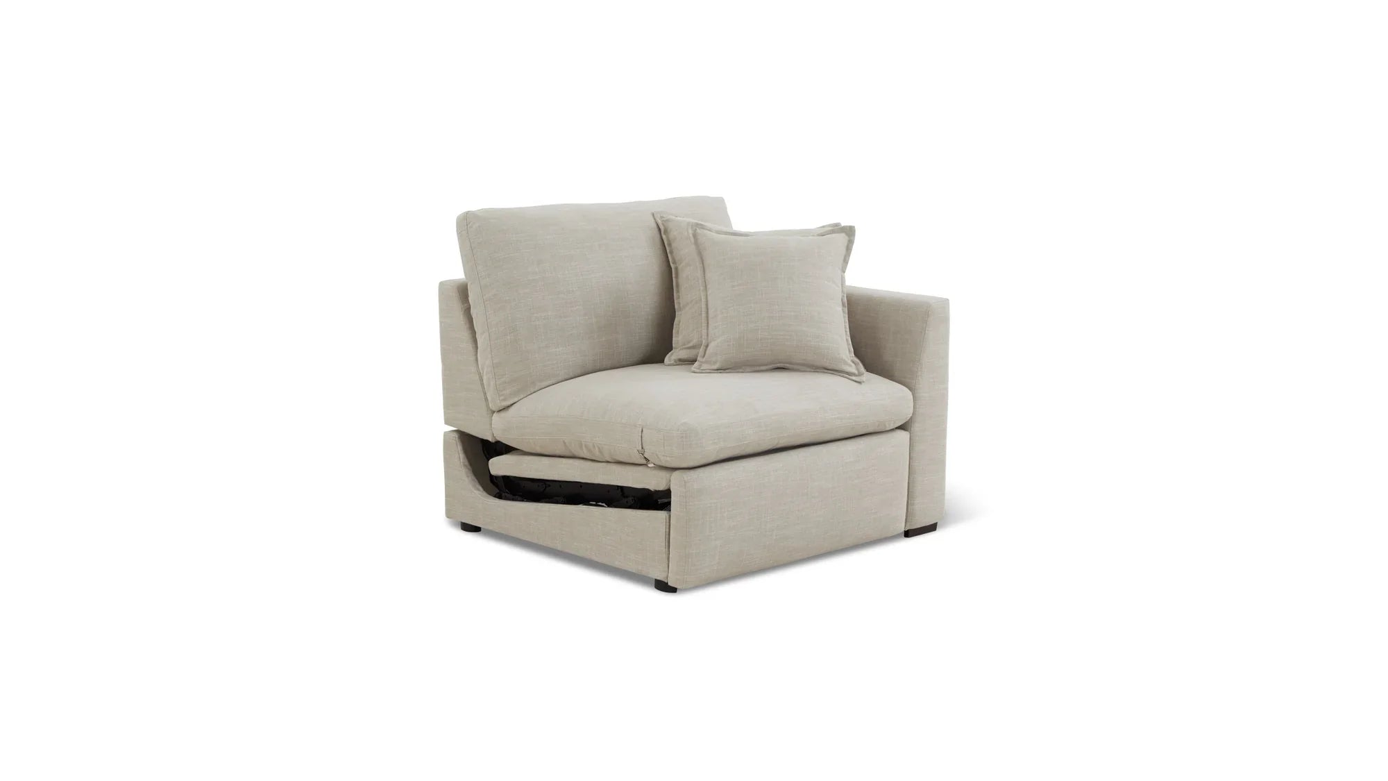 Light Pebble - Lift Off Power Recliner Right Arm