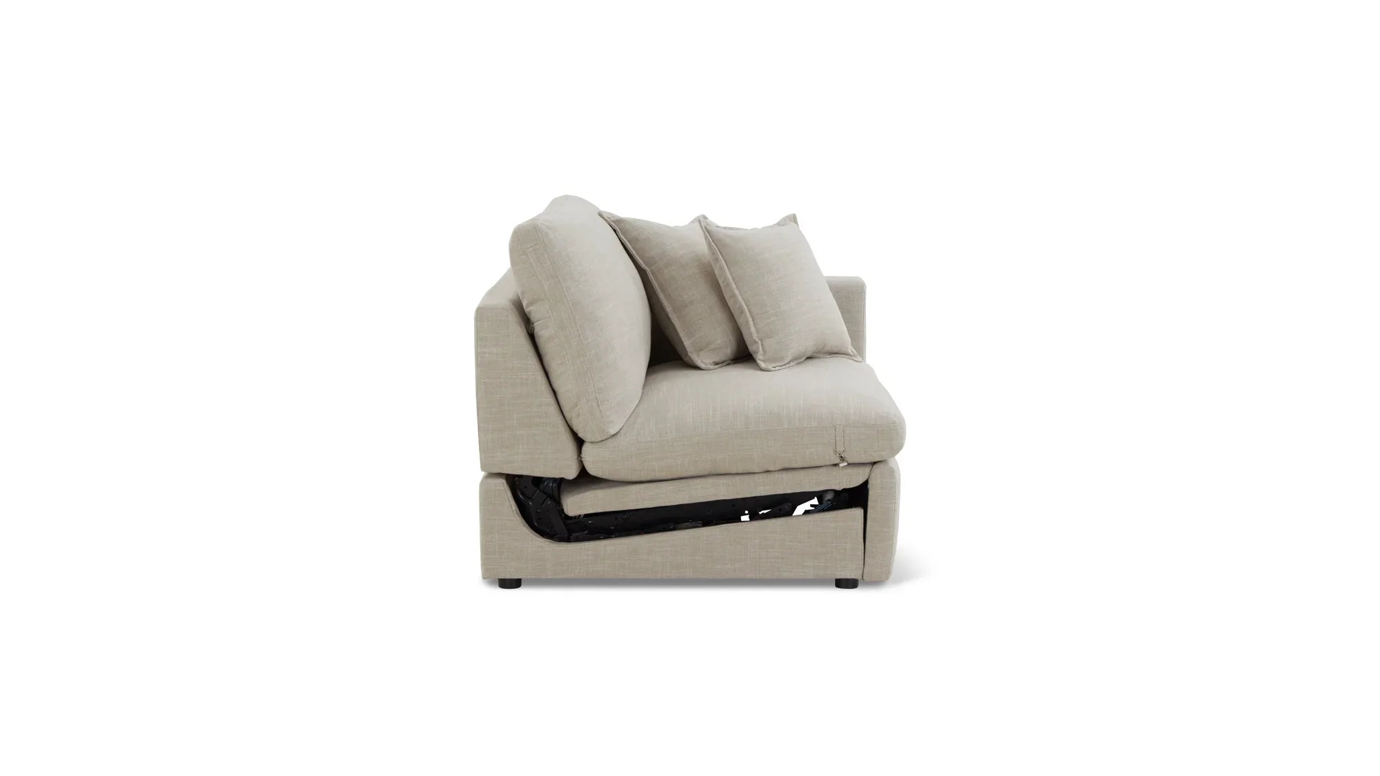 Light Pebble - Lift Off Power Recliner Right Arm