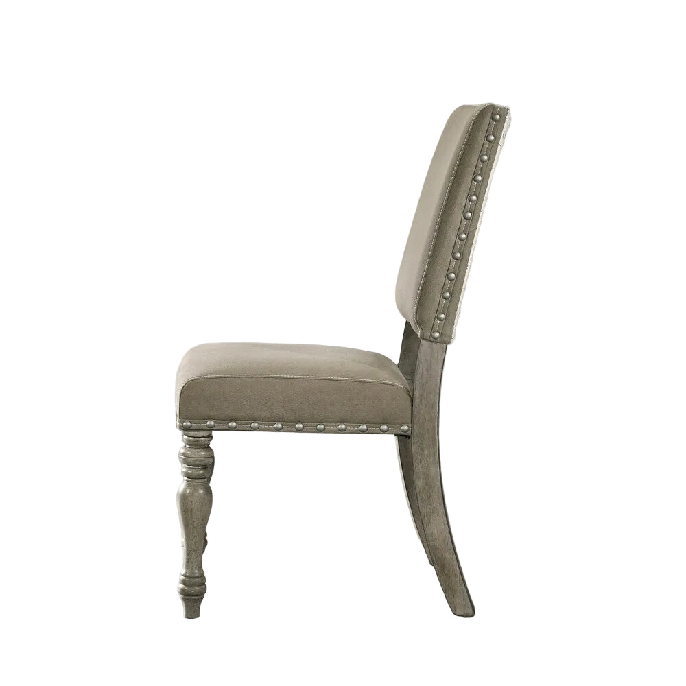 Dining Chair with Nail head (set of 2)
