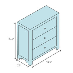 Run 3 Drawer Accent Chest