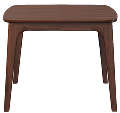 Plumes 37.5" - 57.25" Extendable Dining Table - Walnut