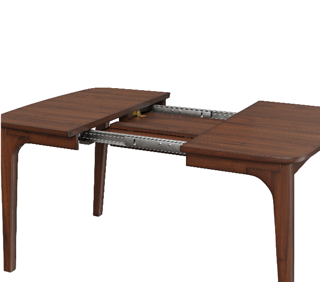 Plumes 37.5" - 57.25" Extendable Dining Table - Walnut