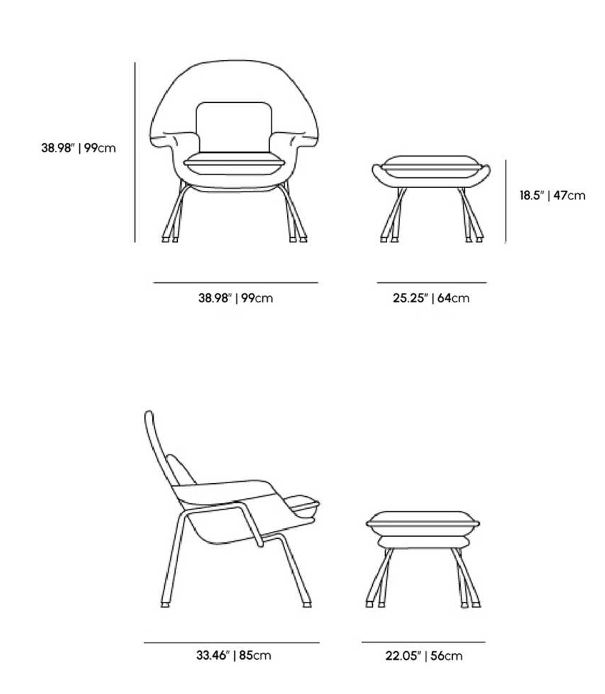Solstice Chair and Ottoman