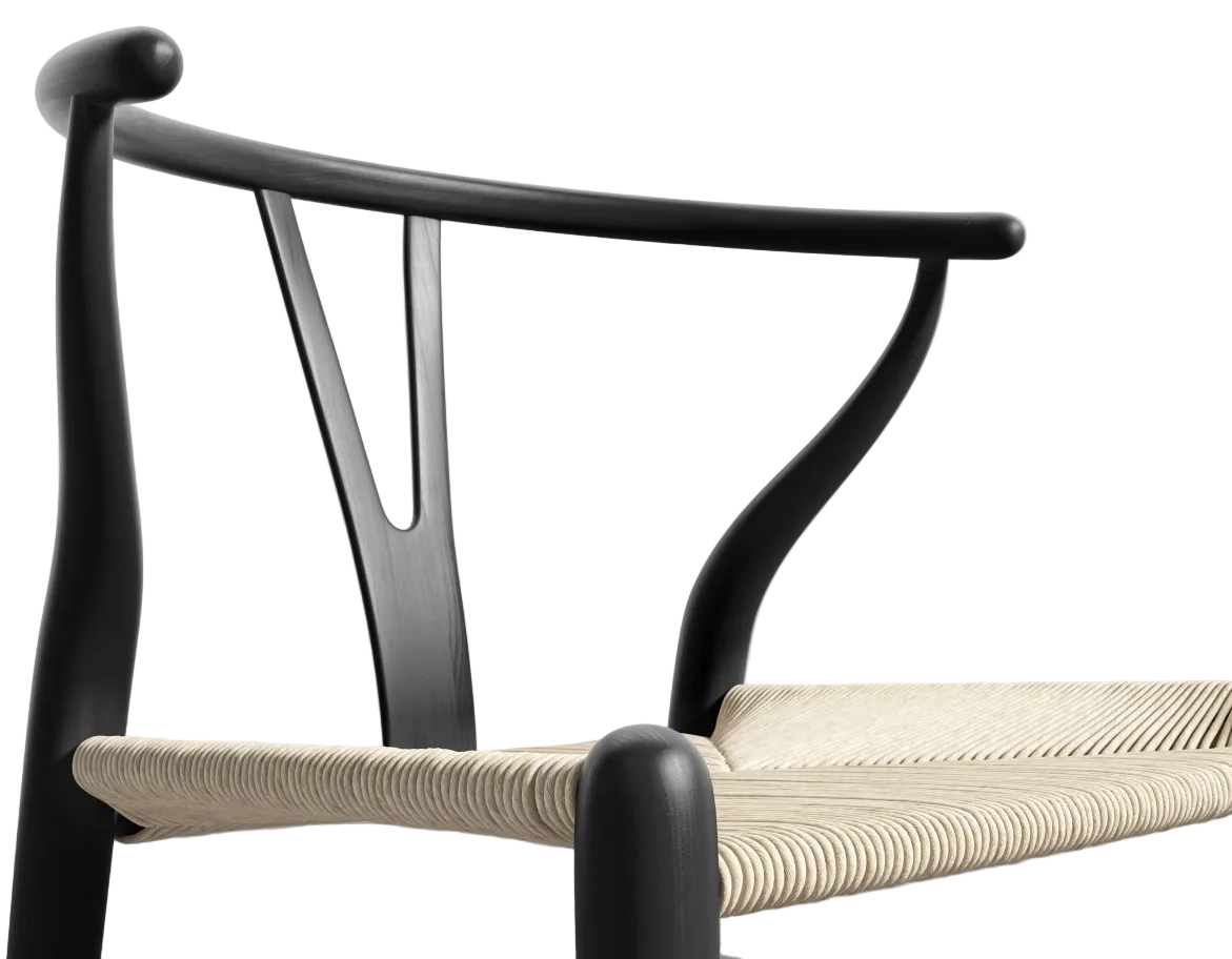 Ebony Natural Cord Chair