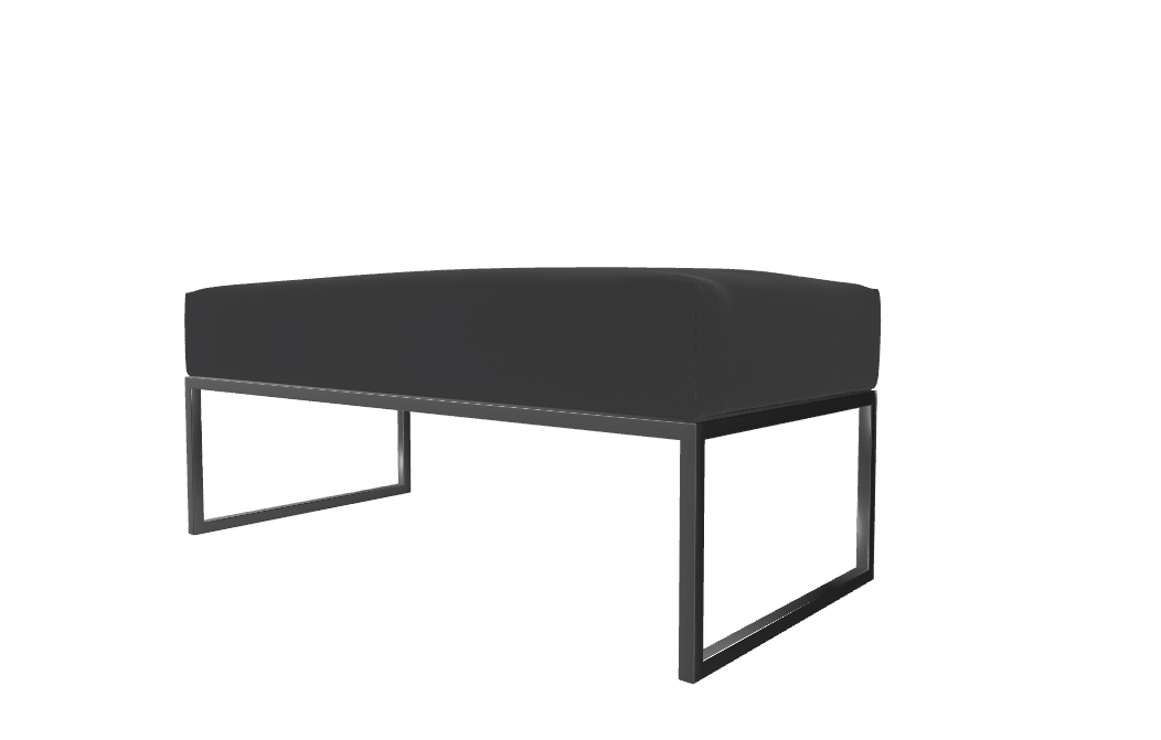 Black Arcadia Outdoor Ottoman