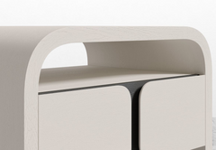 Matte Lacque Vienna Nightstand