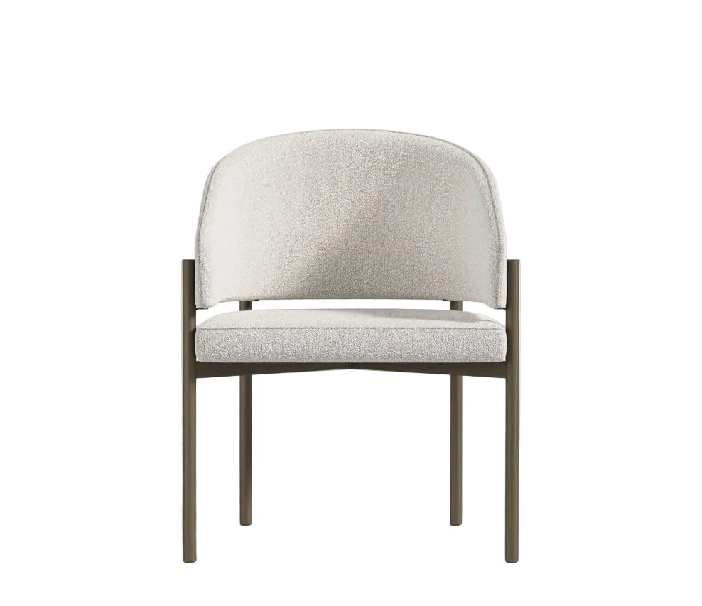 Pearl Brass Dining Chair