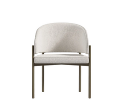 Pearl Brass Dining Chair