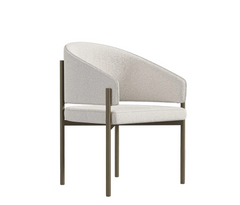 Pearl Brass Dining Chair