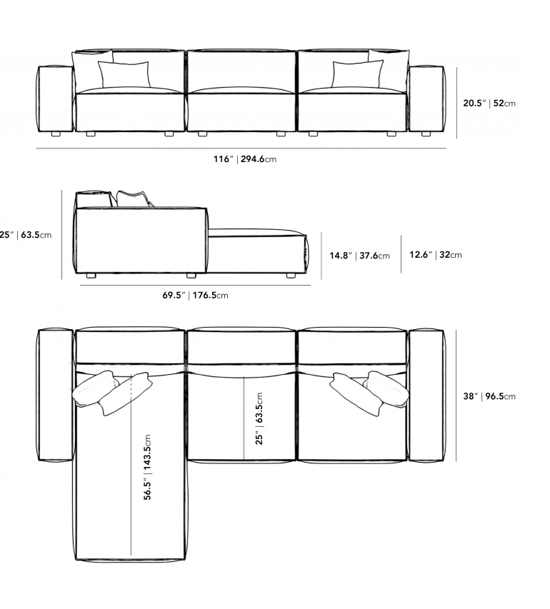 Dove-Porter Sectional