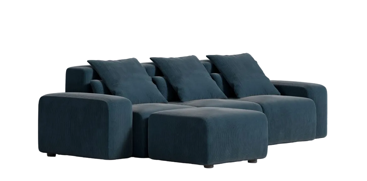Cadet Blue - Sectional Sofa