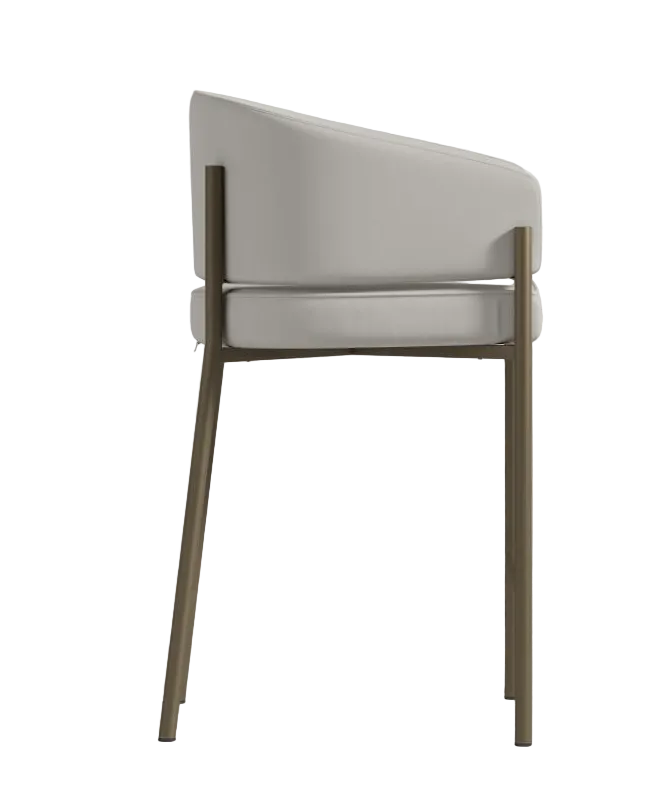 Trento Taupe - Solana Counter Stool