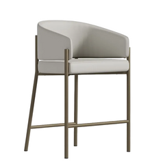 Trento Taupe - Solana Counter Stool