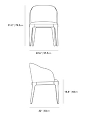 Monaco Grey - Aubrey Armchair