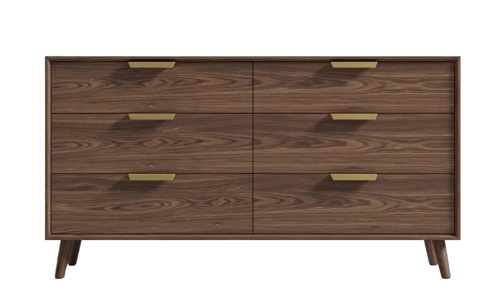 Walnut Veneer - Wide Dresser Asher