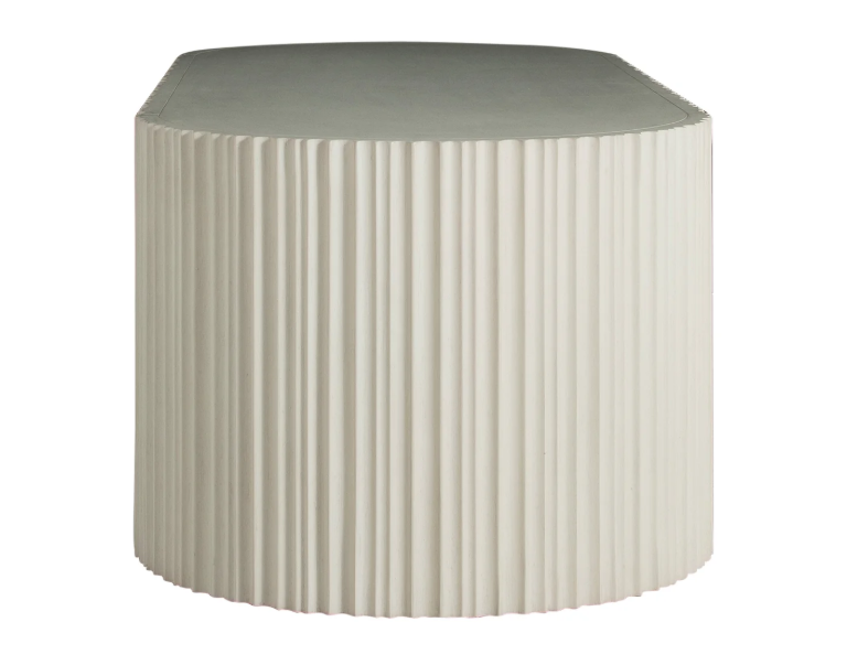 Mindi Wood Oval Coffee Table
