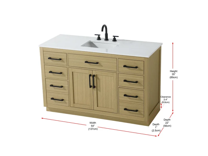 54'' Single Bathroom Vanity