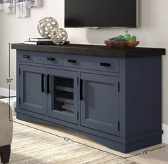 63" TV Console - Denin