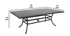 86 Inch Large Outdoor Patio Metal