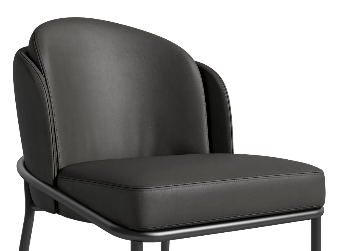 Black counter stool