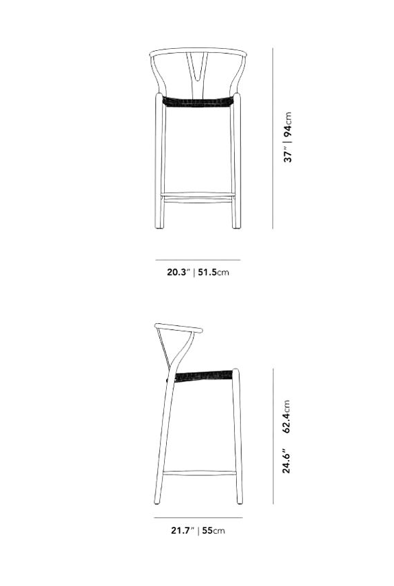 Natural Counter Stool