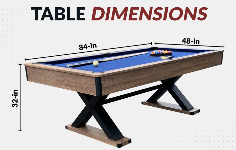 7ft Pool Table (esthetic demage)