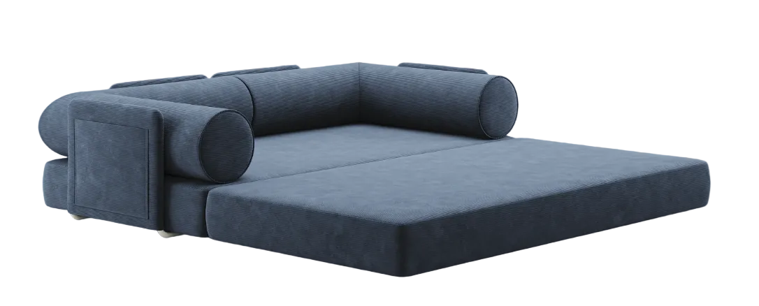 Nebula Blue -  Sleeper Sofa Bed
